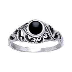 Filigree Sterling Silver Ring WR030