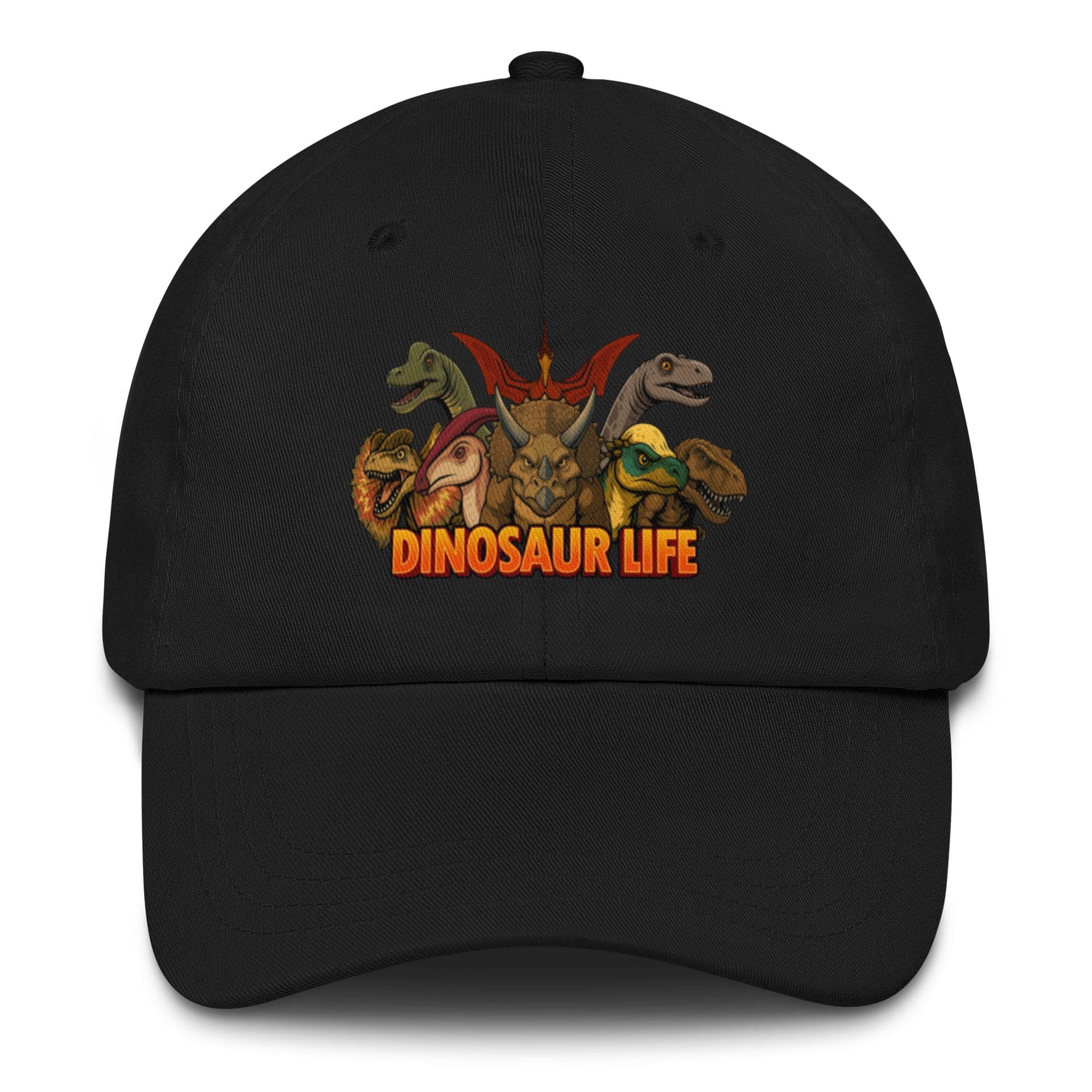 Dinosaur Life Logo Hat - Black