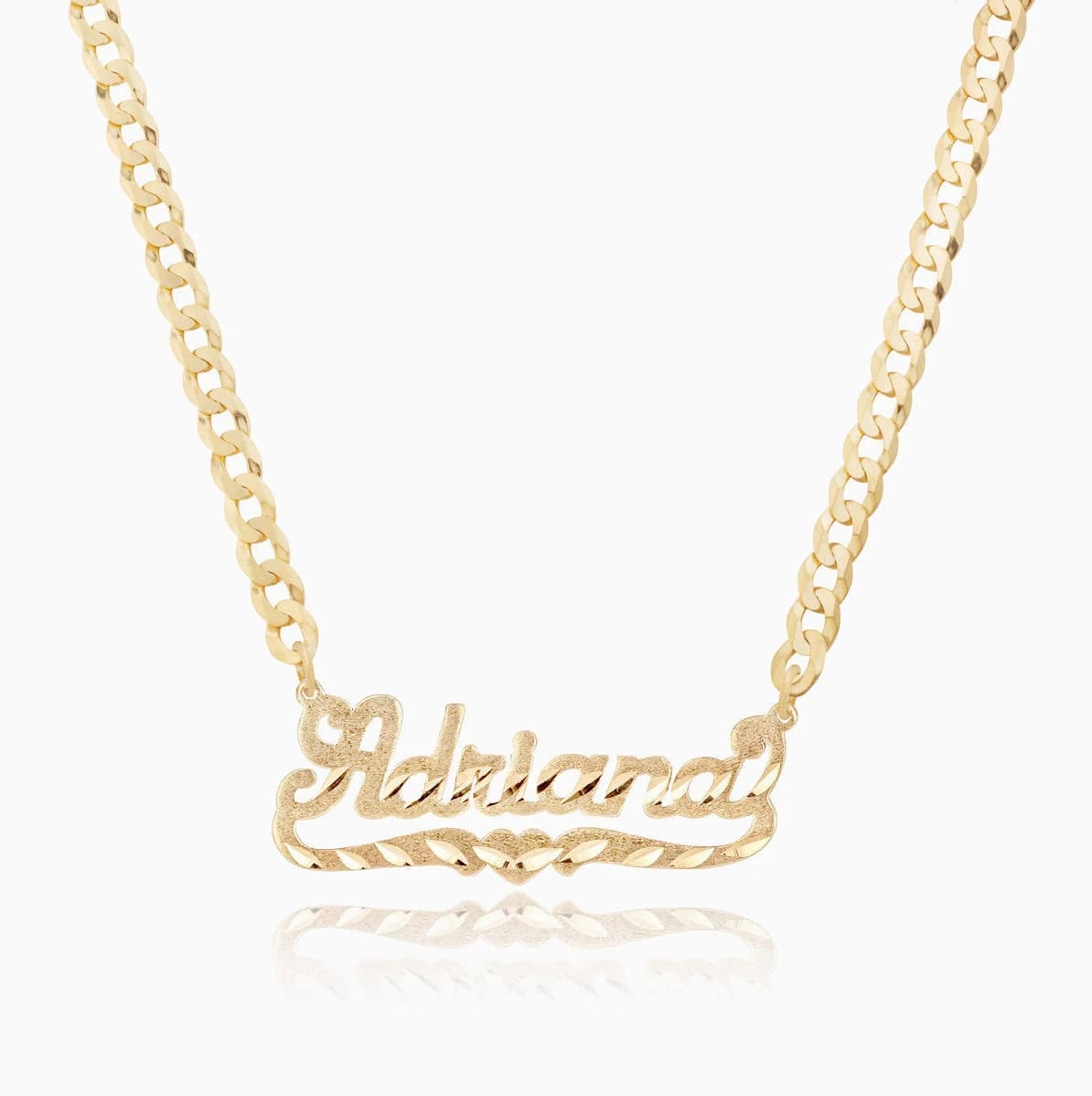 Kid's Sterling Diamond-Cut Necklace NP90583SF-GPSS