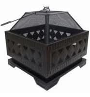 Square Lattice Fire Pit