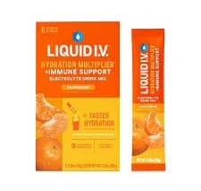 Liquid IV Tangerine Hydration Multiplier +Immune Support Drink Mix, 6 Ct