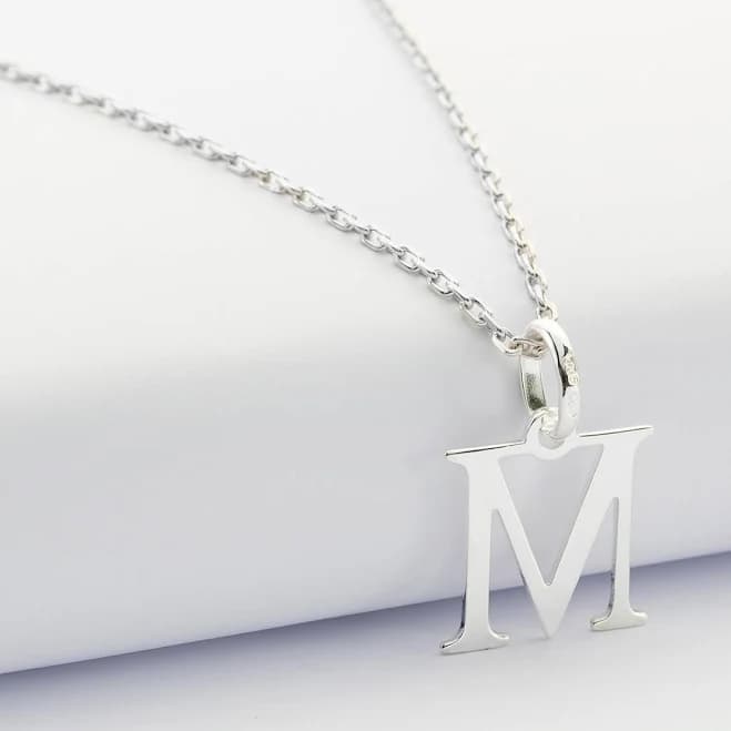 Personalised Initial Letter Pendant 14 mm