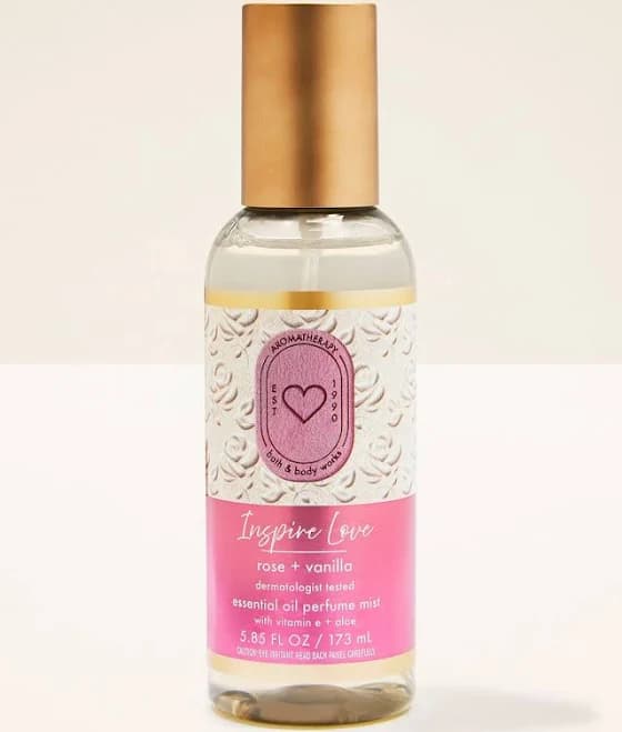 Bath & Body Works Rose Vanilla Essential Oil Mist
