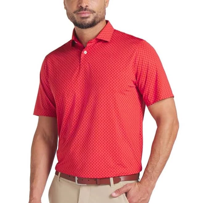 PUMA Men's MATTR Micro Floral Golf Polo
