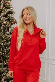 Metro Lounge Quarter Zip Scuba Sweatshirt – Impressions Online Boutique