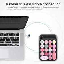 Amazon.com: ASHATA Numeric Keypad, 18 Key Mute Number Pads with USB Receiver, Portable Financial Accounting Number Keyboard, Numeric Keyboard for Laptop PC Desktop Notebook (Black) : Electronics