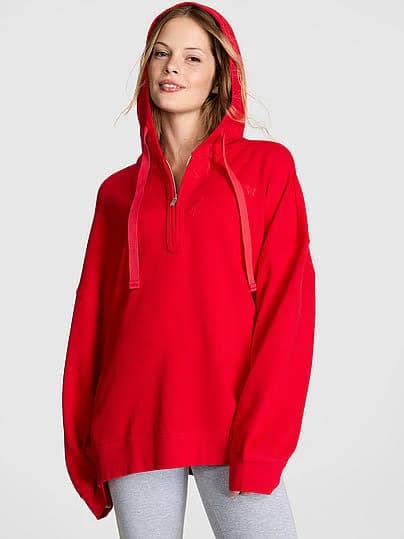 Victoria's Secret PINK Ivy Fleece Tunic Hoodie
