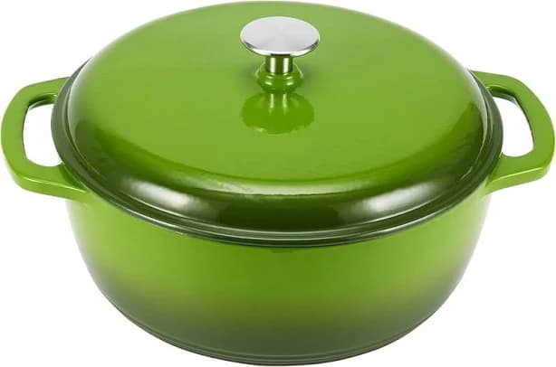 Amazon Basics Enameled Cast Iron Dutch Oven
