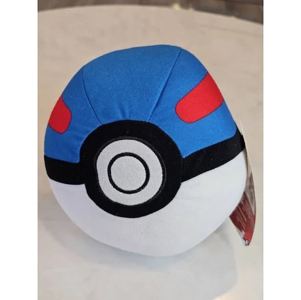 Pokemon Greatball Pokeball Plush 8” Stuffed Ball