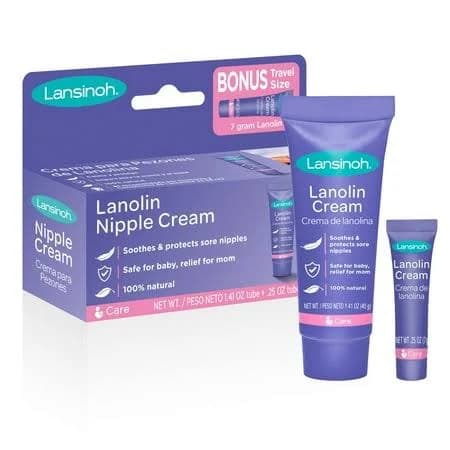 Lansinoh Lanolin Nipple Cream and Organic Nipple Balm