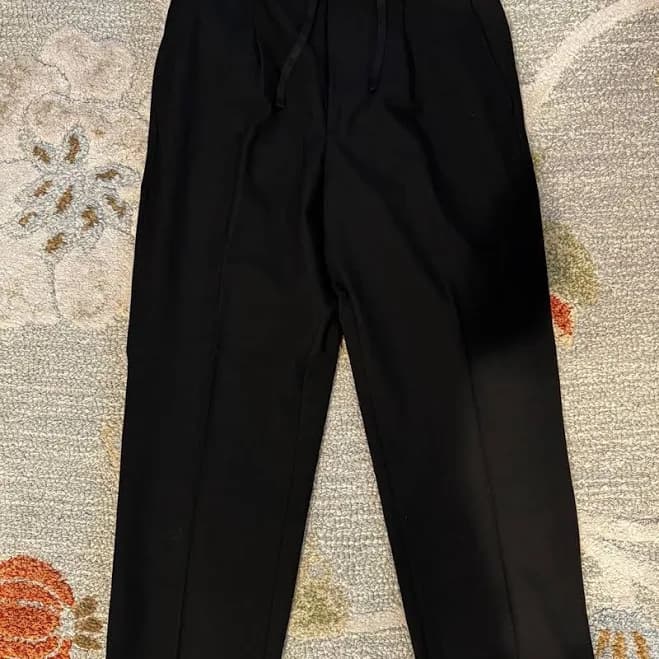 Uniqlo Men’s Wide Pleated Pants - Small Black - Men | Color: Black | Size: S