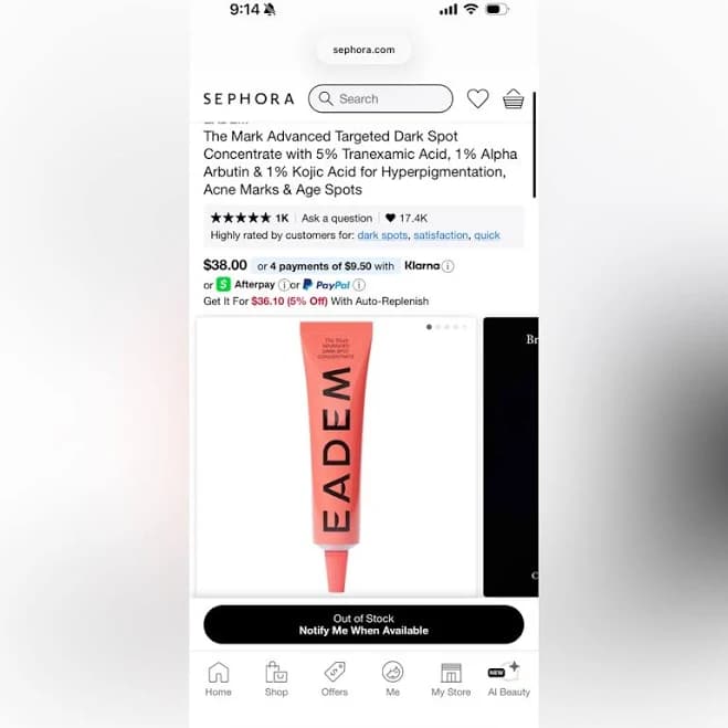 Eadem Skincare | Eadem - The Mark Advanced Targeted Dark Spot Concentrate (Read Note) | Color: Pink | Size: Os | Mpacione's Closet