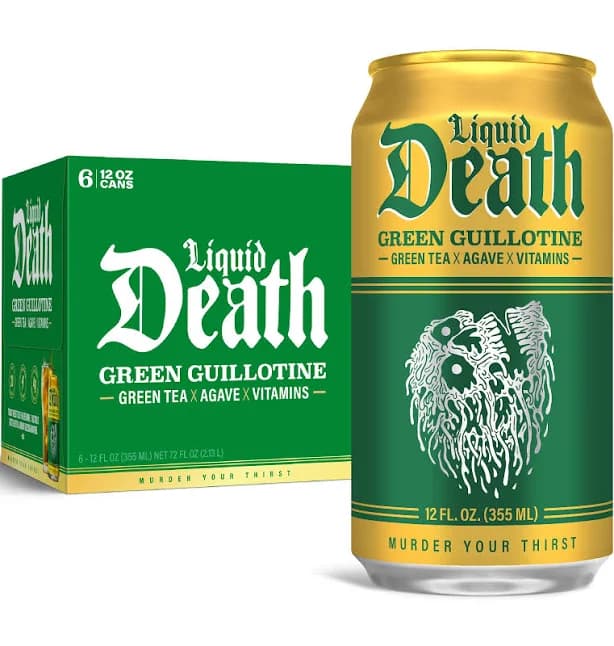 Liquid Death Green Guillotine Iced Tea