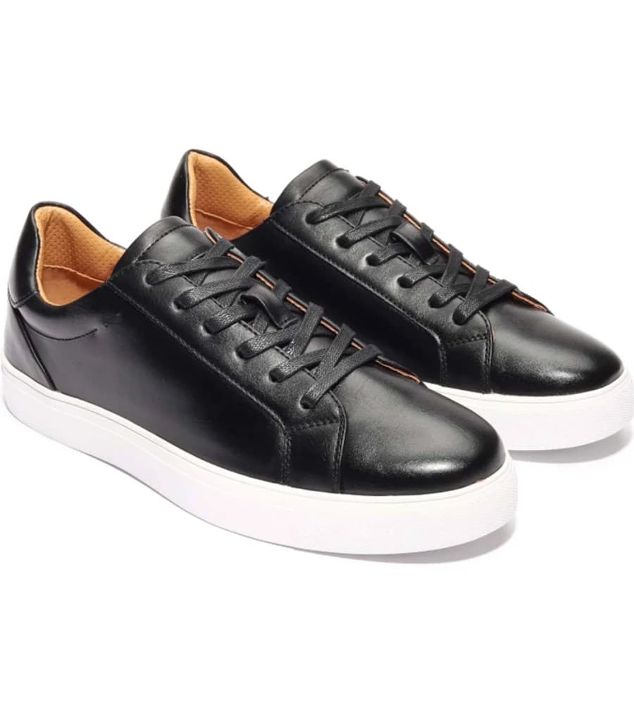 D&K Men's Casual Sneaker with White Sole