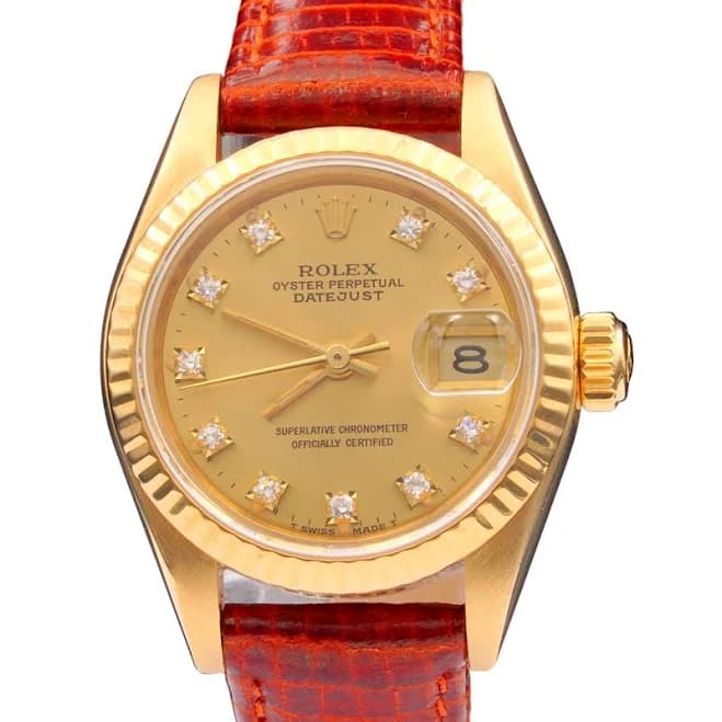 Rolex 18K Yellow Gold Ladies Datejust President 69178