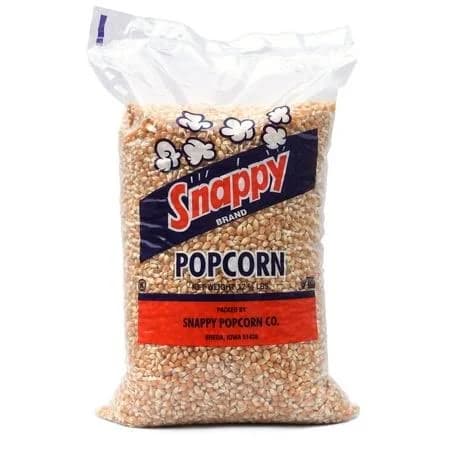 Snappy Yellow Popcorn Kernels