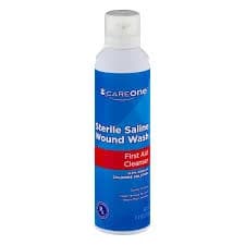 CareOne Sterile Saline Wound Wash First Aid Cleanser