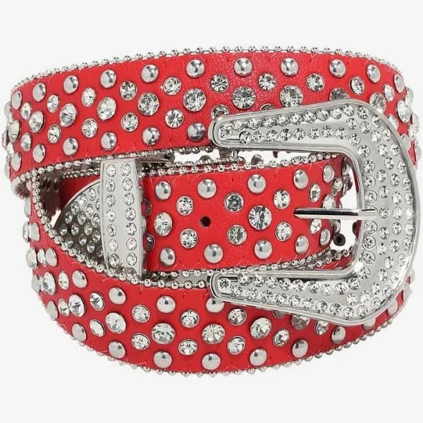 Rhinestone Western Belt