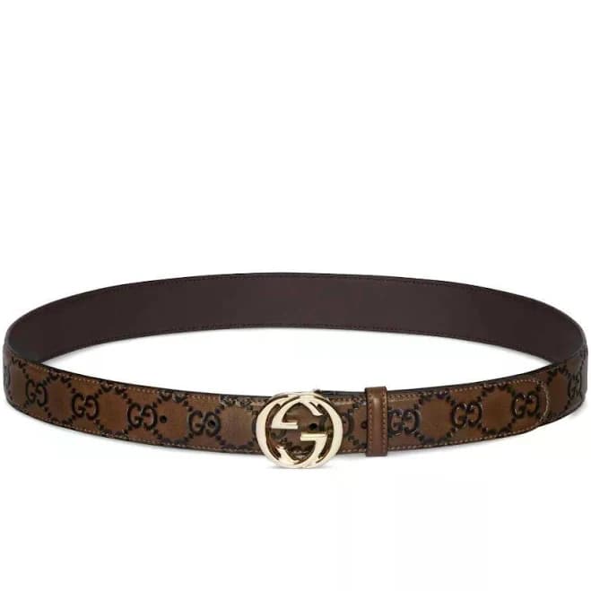 Gucci Women's Interlocking G- Buckle Belt