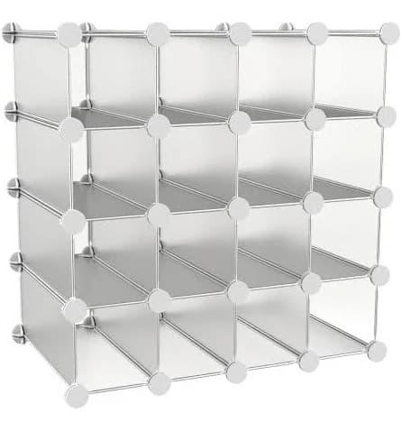 Hastings Home 16-Piece Interlocking Storage Cubby