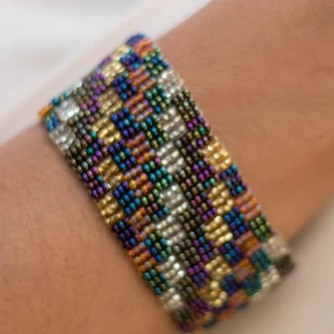 Earthly Delights Boho-Style Beaded Bracelet
