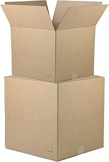 10"x8"x8" Brown/Kraft Corrugated Cardboard Shipping Boxes 100-Pack | Mailing, Packing, Moving & Storage for Business/Home – Durable - Eco-Friendly, Recyclable - Made in the USA