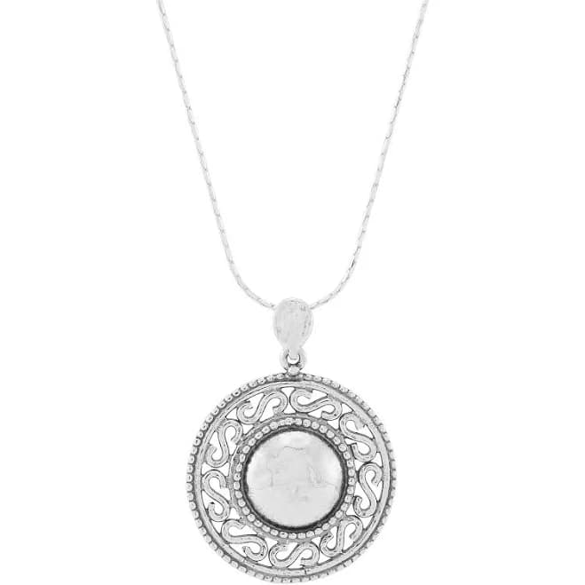 Silpada Sterling Silver Lustrous Wave Pendant Necklace