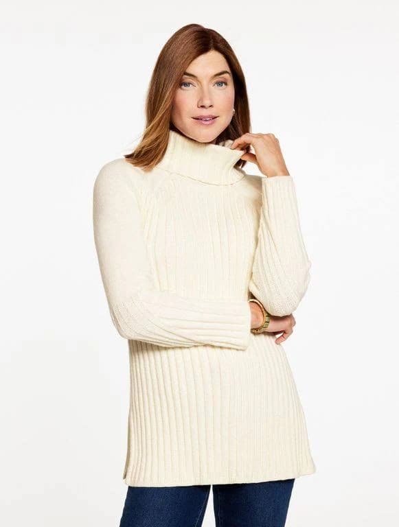 Talbots Women's Petite Turtleneck Sweater