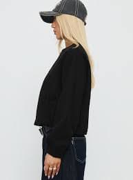 Grasp Bomber Jacket Black | Princess Polly