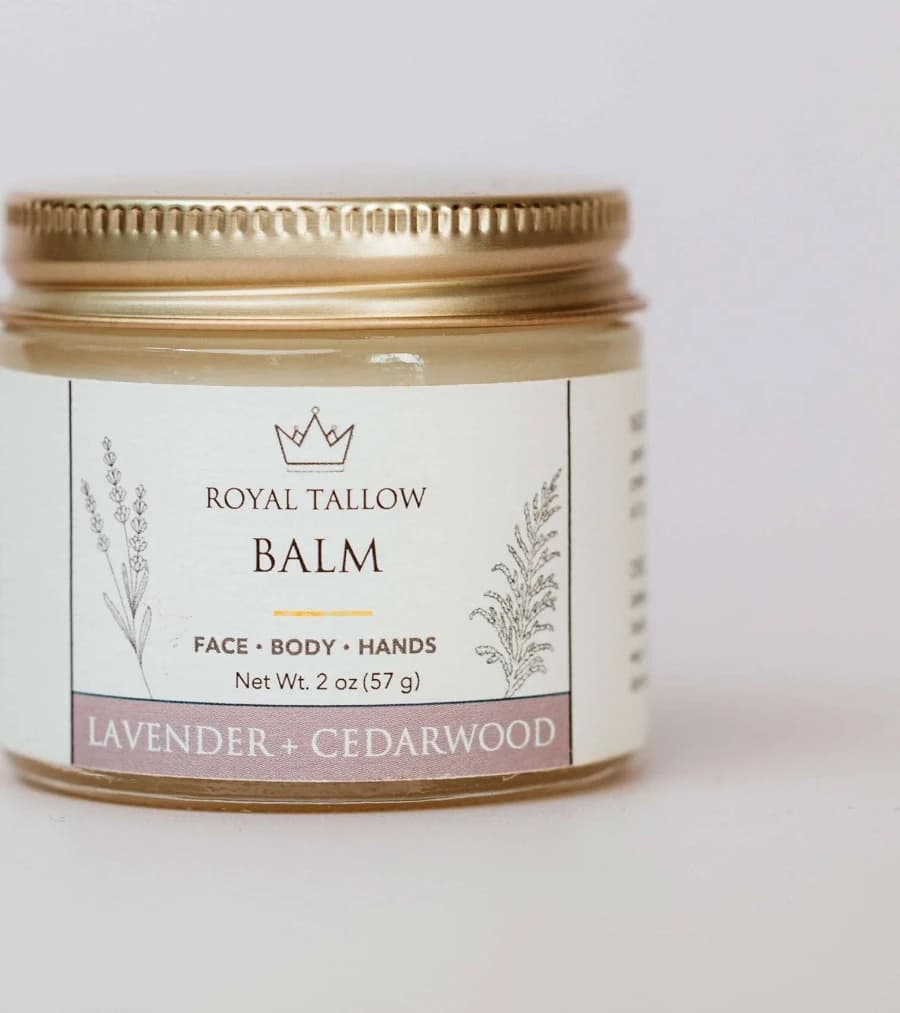 Tallow Balm 2oz / Lavender & Cedarwood