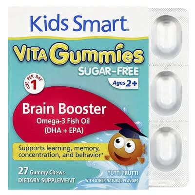 Kids Smart Vita Tutti Frutti Brain Booster
