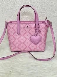 Kate Spade Spade Flower Heart Dangle Tote