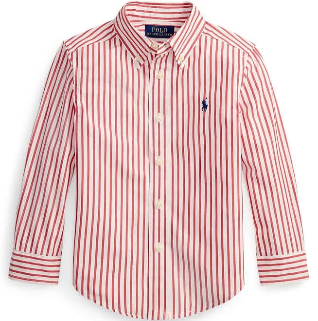 Polo Ralph Lauren Boys' Plaid Cotton Poplin Shirt