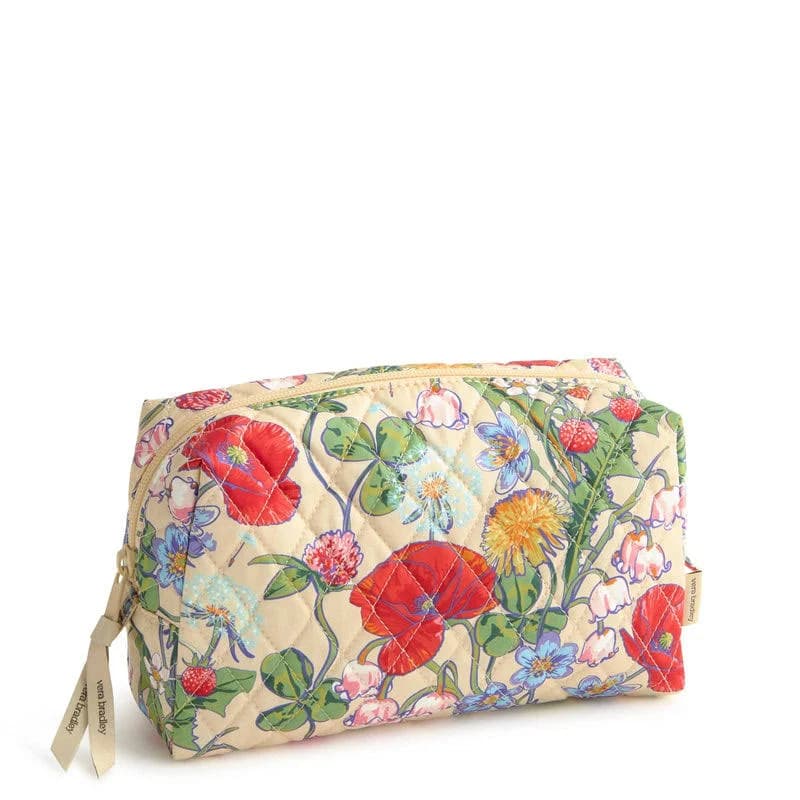Vera Bradley All The Pretty Wildflowers Medium Cosmetic Bag