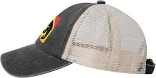 Flag of Canton of Bern Baseball Cap Women Men Mesh-Back Hat Retro Trucker Hats Sun Hat at Amazon Men's Clothing store