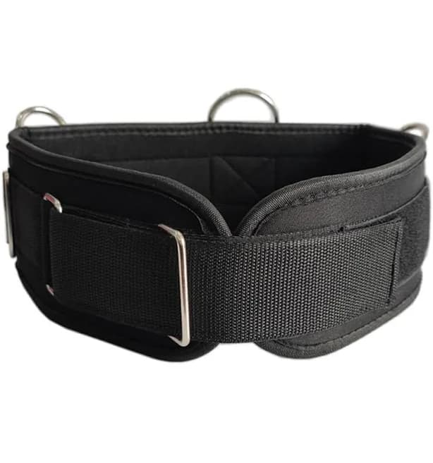 Fitness Resistance Belt Multi Functional Fitness Belt With 5 Rings For