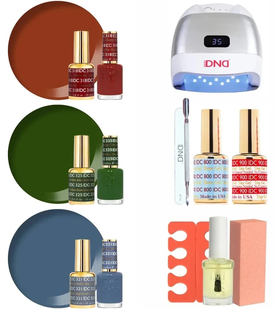 DND Gel Polish Starter Kit for Nail Art