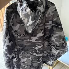Celine | Jackets & Coats | Celine Gray Camouflage Jacket | Poshmark