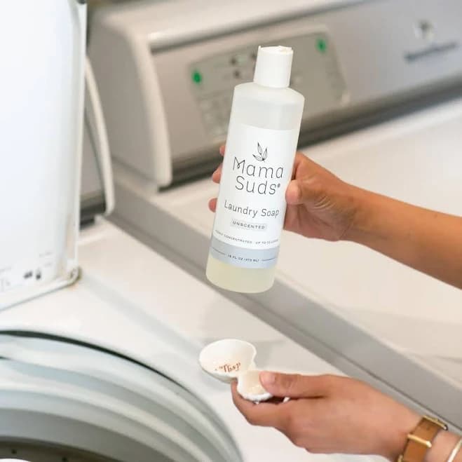 MamaSuds Unscented Liquid Laundry Detergent Soap