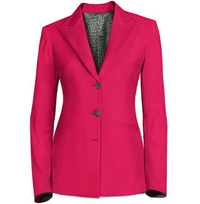 Lightweight Linen-Cotton Wide Lapel Blazer
