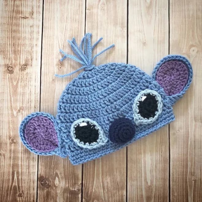 Lilo and Stitch Crochet Hat