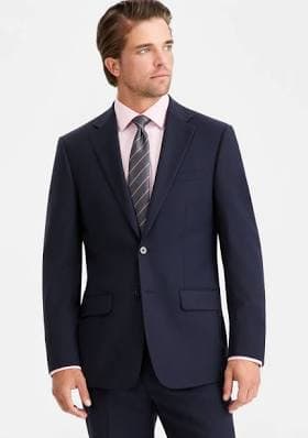 Calvin Klein Men's Slim-Fit Stretch Wool-Blend Suit Jacket