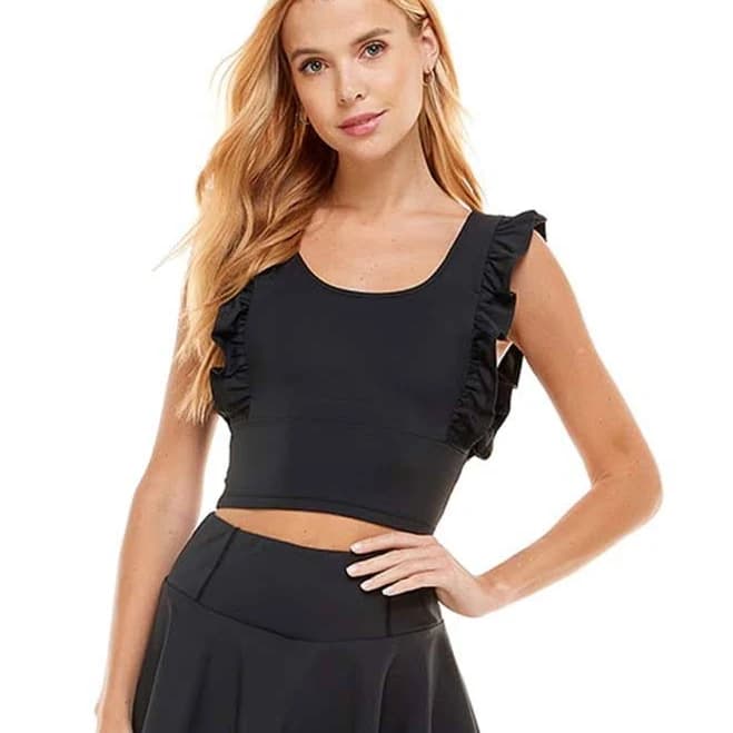 Ruffled Crop Top