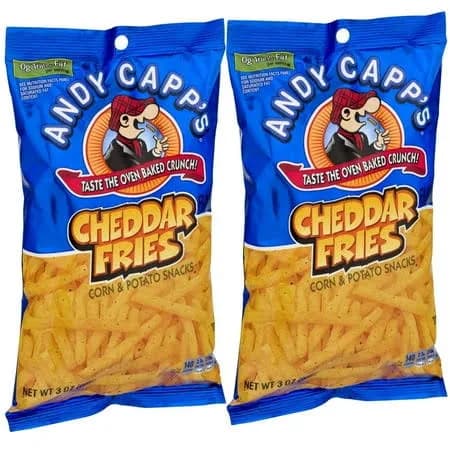 Andy Capp's Cheddar Fries Corn & Potato Snacks