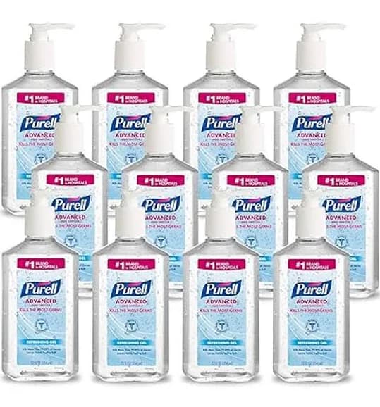 PURELL Advanced Refreshing Gel Hand Sanitizer, 12 oz Pump Bottle, Clean Scent (365912CT)