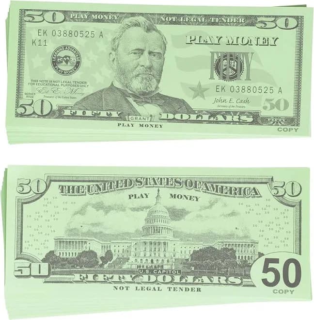 Learning Advantage Bills Set of 50