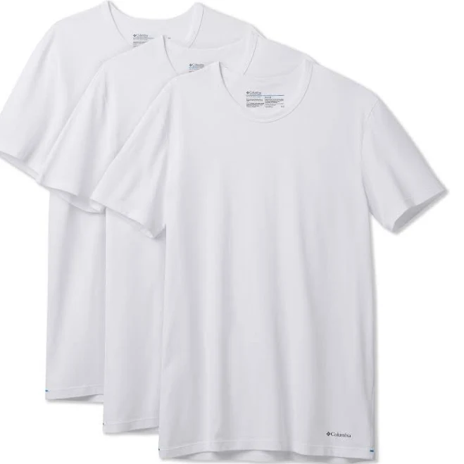 Columbia Men's Classic Fit Cotton Crew Neck T-Shirt 3-Pack