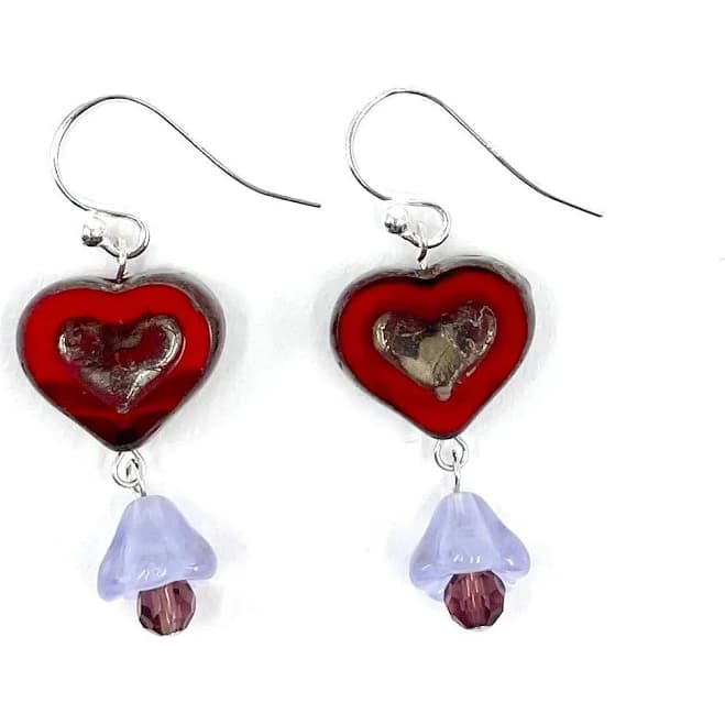 Heart Dangle Earrings