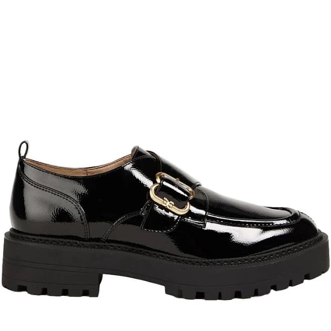 Sam Edelman Lora Glossed Loafers - Black
