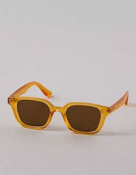 AEO Rectangular Thick Frame Sunglasses | American Eagle